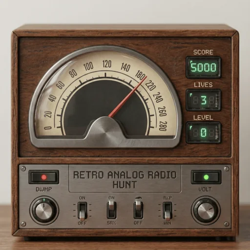 Retro Analog Radio Hunt